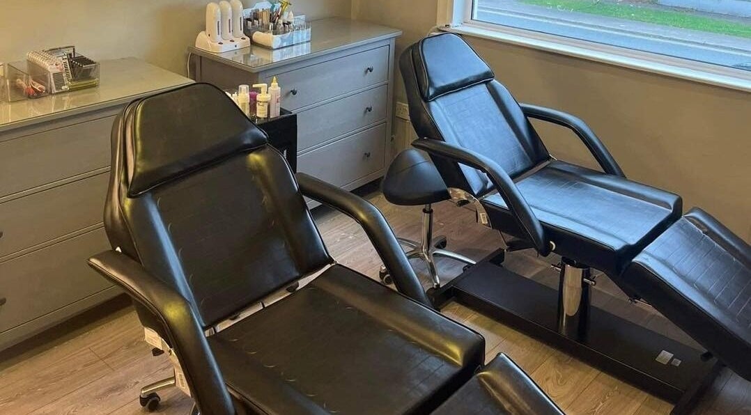 Elegant spa chairs at Golden Luxury Nails and Beauty Ltd., Dublin, County Dublin, IE, offering serenity.