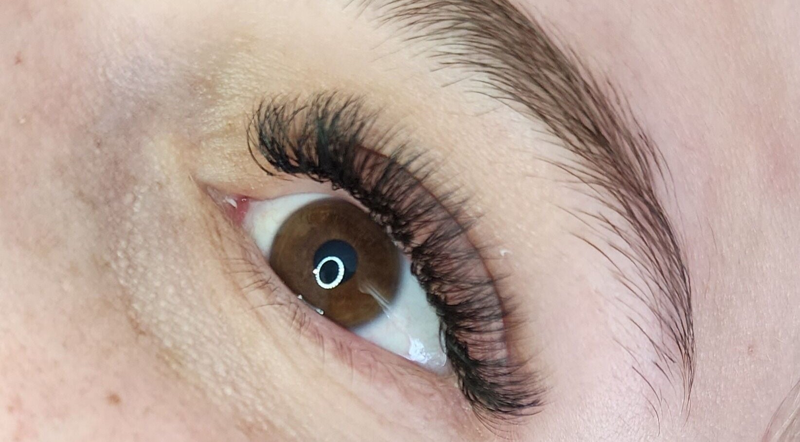 Close-up of beautifully enhanced lashes at Enchanting Lashes, Rustenburg, North West, ZA.