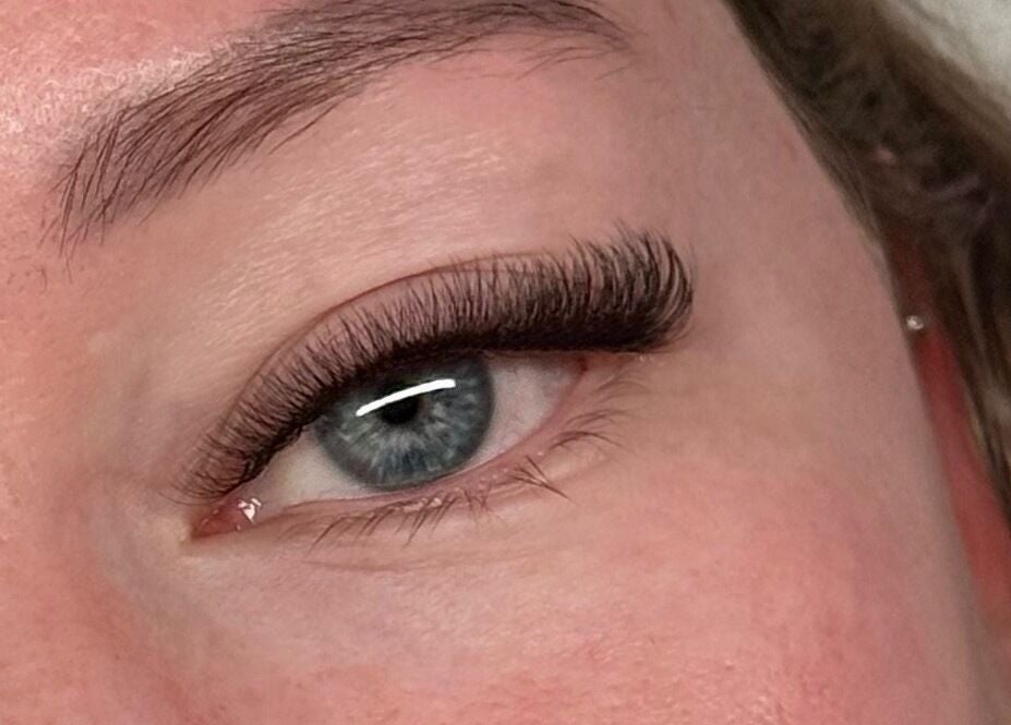 Close-up of eyelash extension at Beauty Edit By Leah, Worsley, England, GB.
