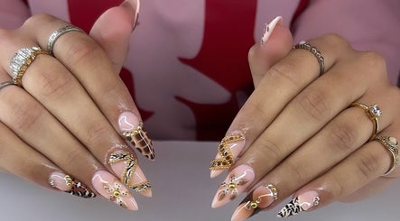 Intricate nail art design at Scarlet Rose Beauty, Cape Town, Western Cape, ZA showcases elegant artistry.