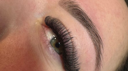 Close-up of lash extensions at Chloe Louise Beauty & Aesthetics, Estetica Skin & Laser, England, England, GB.