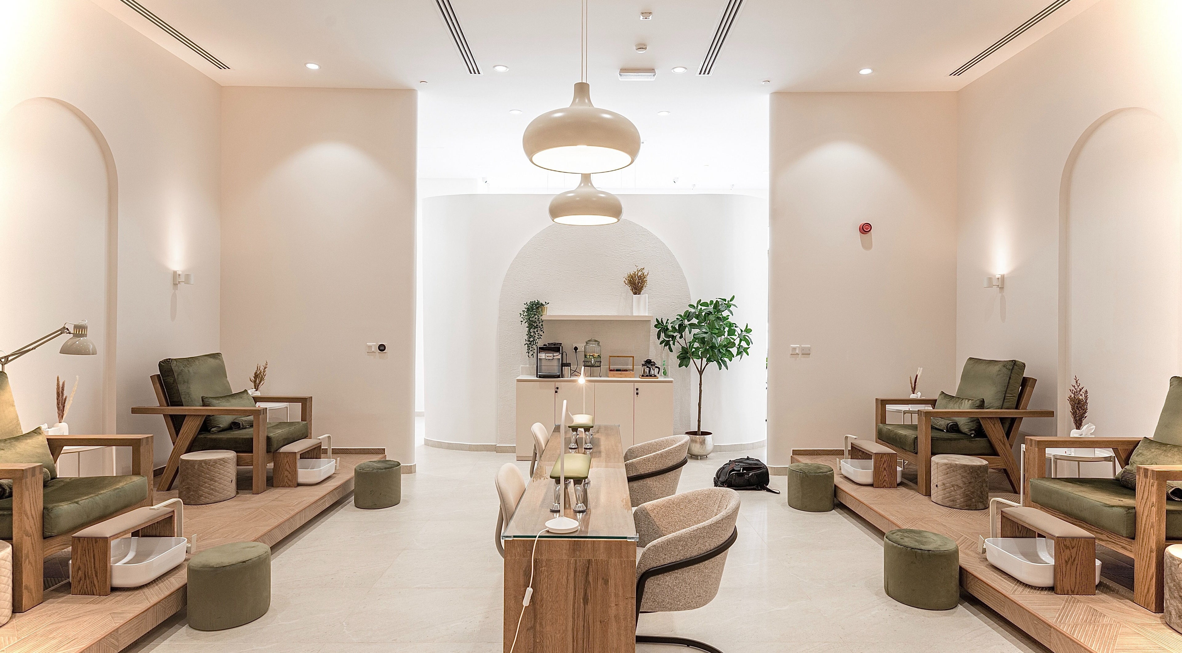 Serene spa interior at Nails By Dash Beauty Salon in دبي, دبي, AE, showcasing luxury beauty facilities.