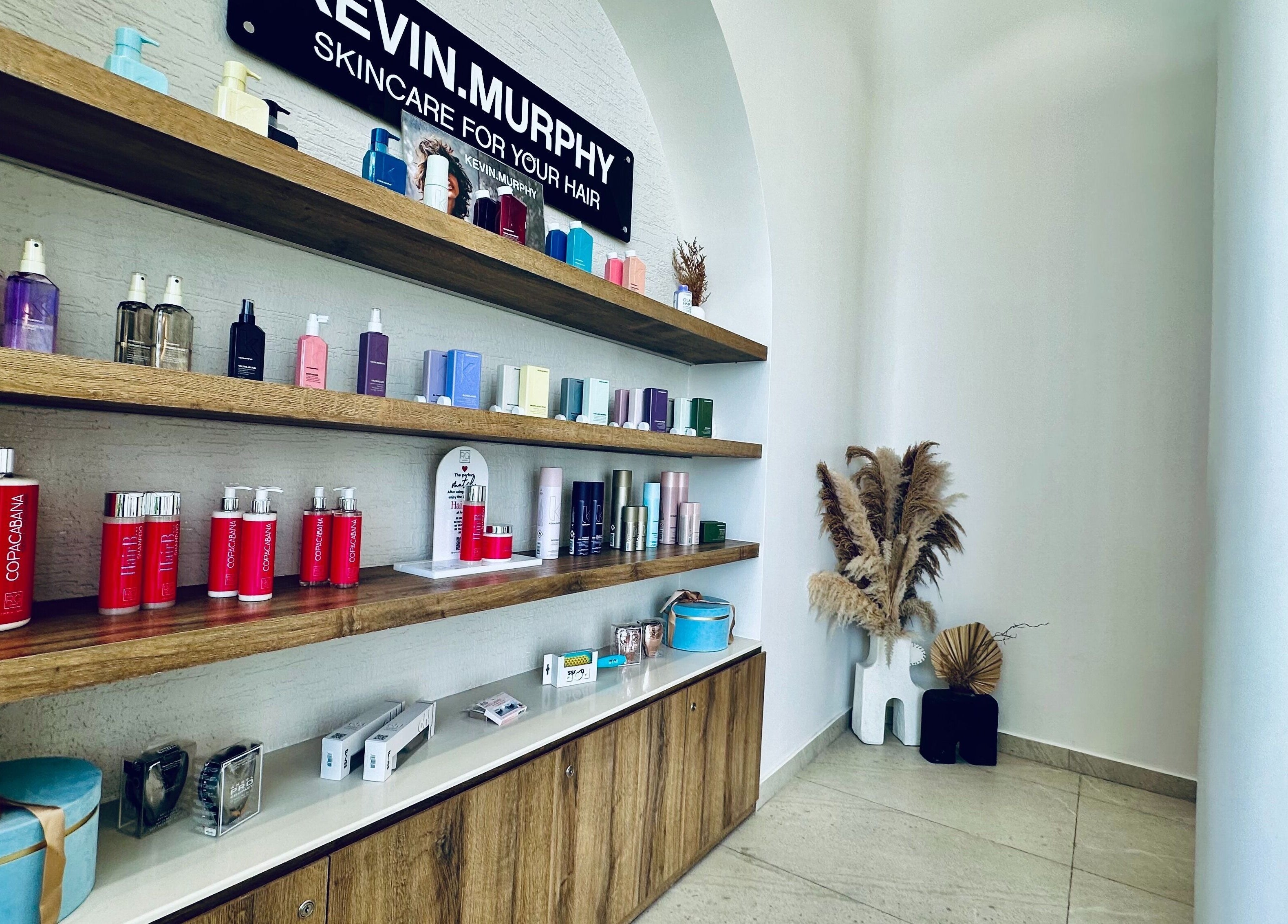 Product display at Nails By Dash Beauty Salon in دبي, دبي, AE showcasing premium skincare and haircare.