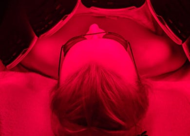 Relaxing light therapy session at Empire Day Spa, Richmond, Victoria, AU. Experience rejuvenation and tranquility.