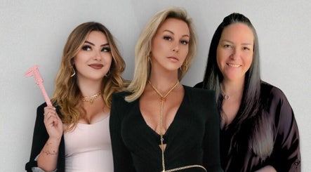 Team at Cosmopolitan Beauty Bar in Springwater, Ontario, CA showcasing professional beauty services.