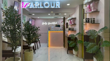 Elegant entrance of Pink Parlour Plaza Indonesia in Daerah Khusus Ibukota Jakarta, showcasing modern decor.