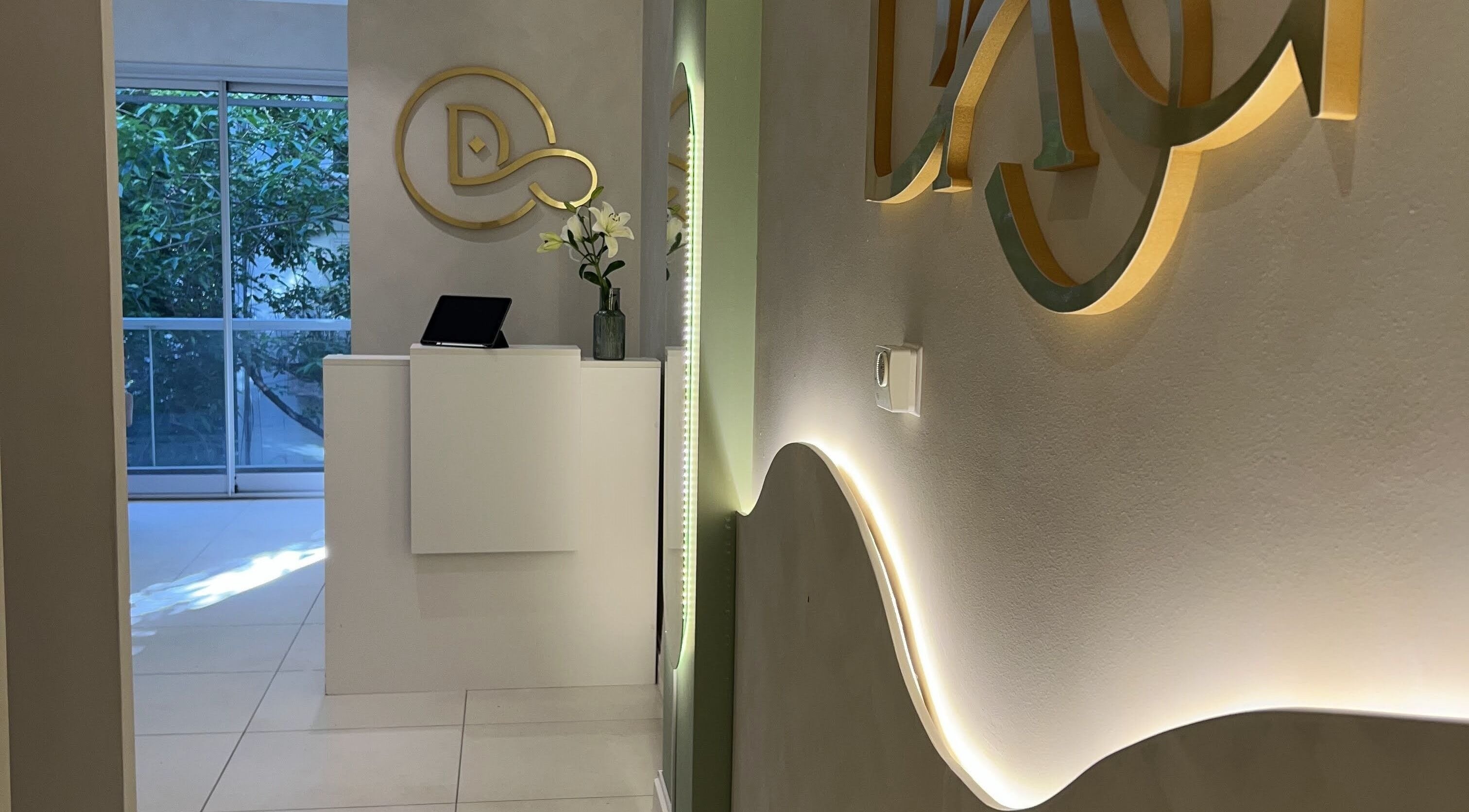 Recepción iluminada en Dag Beauty Studio, Buenos Aires, Ciudad Autónoma De Buenos Aires, AR.