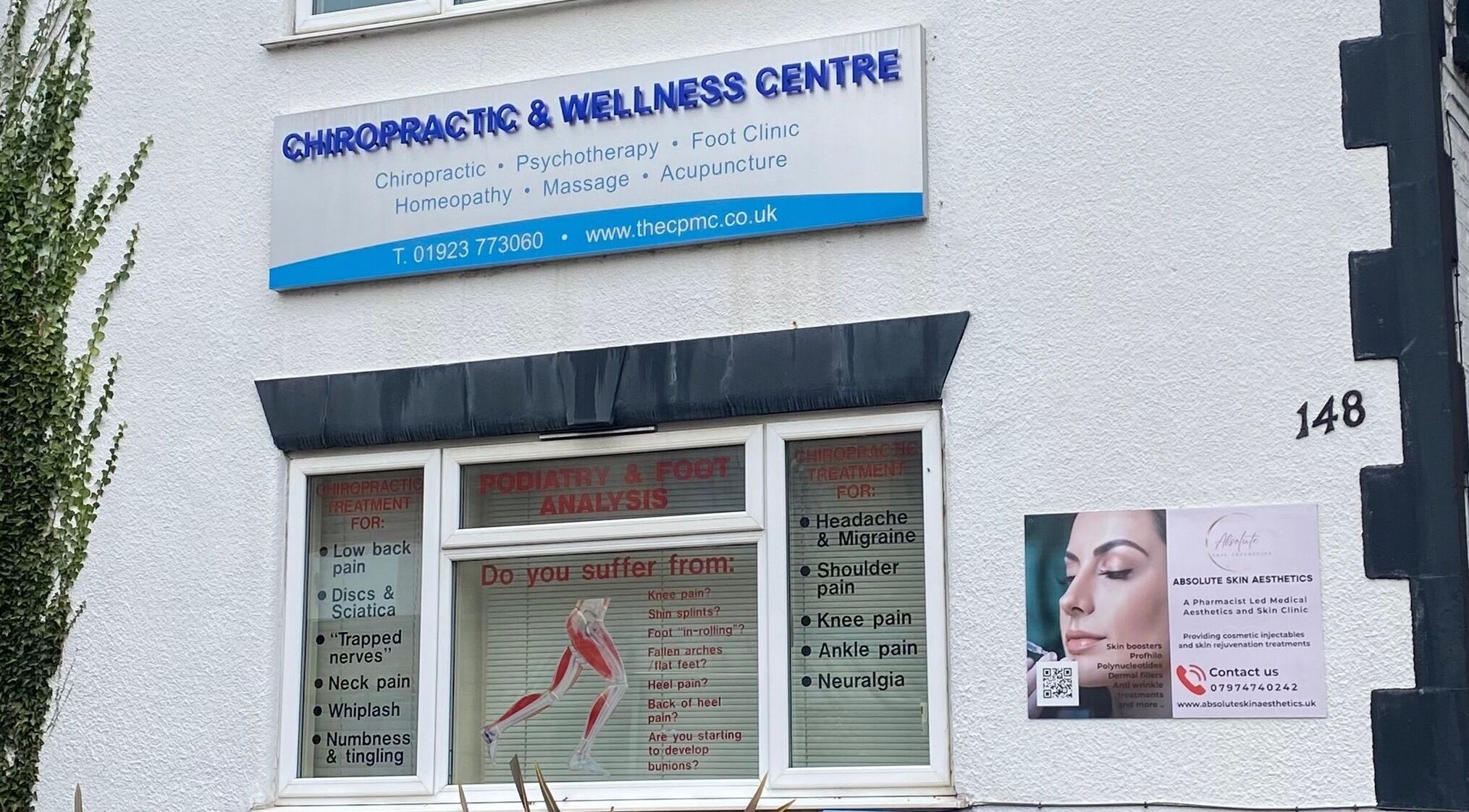 Intuitive Bodywork exterior showcasing wellness services in Rickmansworth, England, GB.