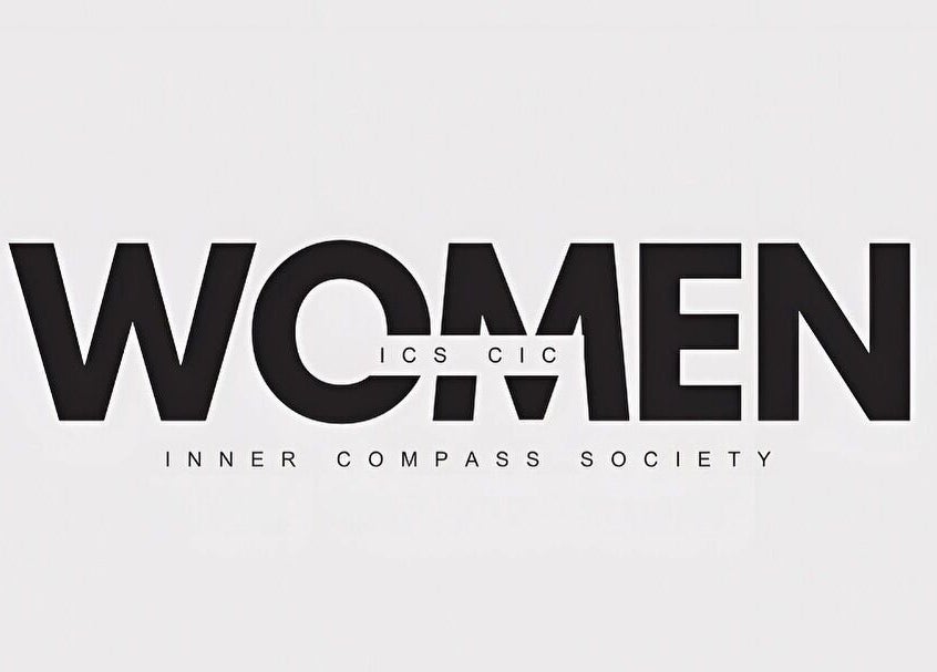 Inner Compass Society logo at Laura Dix Mentoring, Ebbw Vale, Wales, GB.