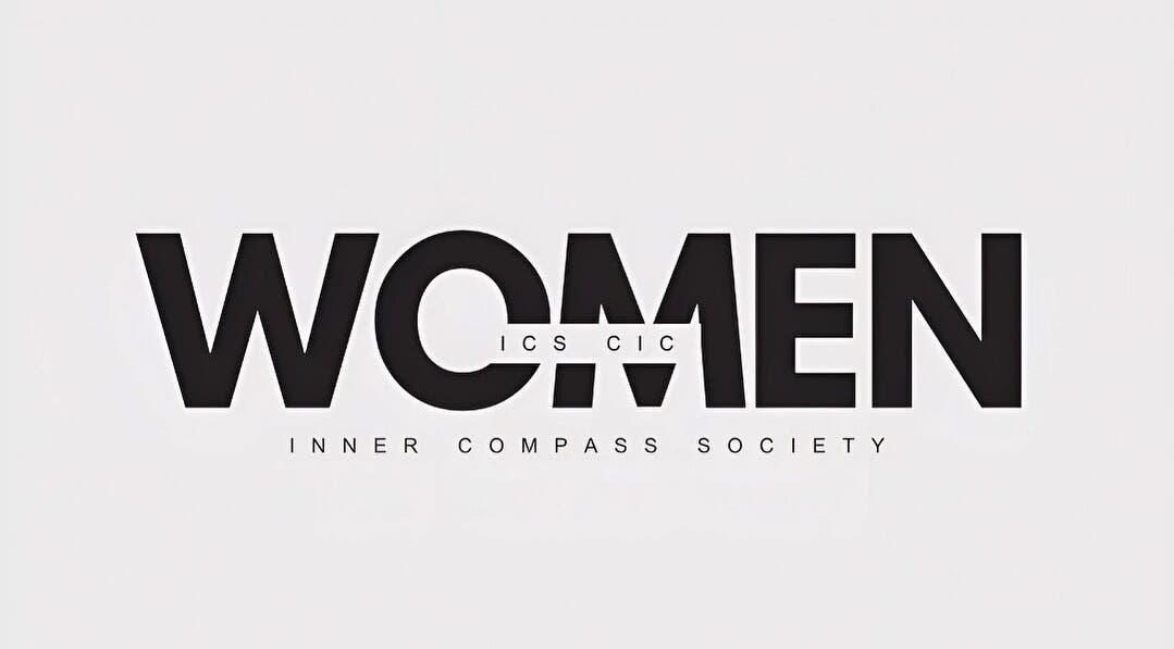 Inner Compass Society logo at Laura Dix Mentoring, Ebbw Vale, Wales, GB.