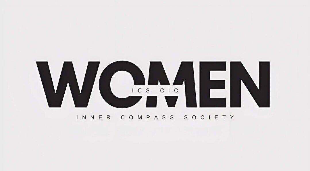 Inner Compass Society logo at Laura Dix Mentoring, Ebbw Vale, Wales, GB.