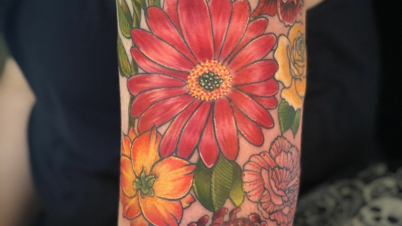 Kim Kaiser Art  Chula League  Wildflower tattoo Small flower tattoos  Wildflower drawing