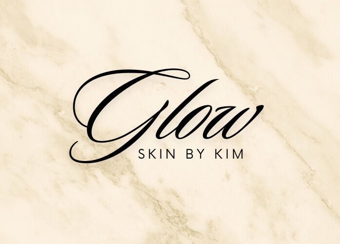 Elegant Glow Studio logo on marble background, located in Sandton, Gauteng, ZA.