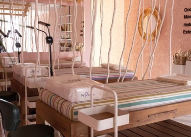 Comfortable lash extension area at La Palma Beauty House, الرياض, منطقة الرياض, SA, with modern decor.