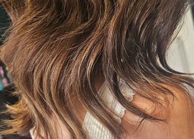 Silky hair waves treatment at All About You, Armadale, Scotland, GB. Showcasing luxurious style.