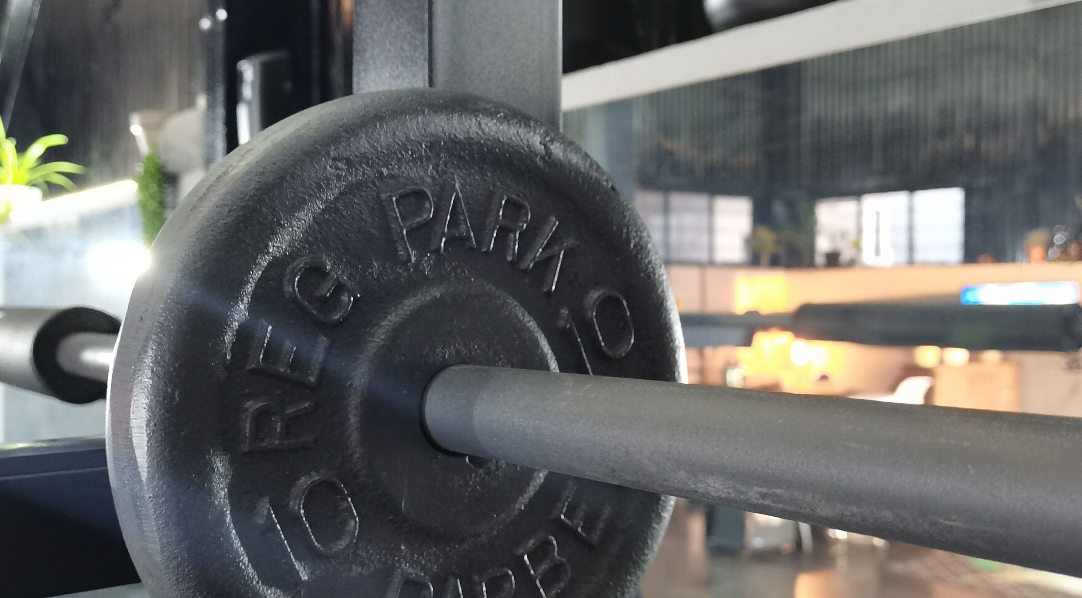Close-up of weightlifting equipment at Vita Amici, Vanderbijlpark, Gauteng, ZA gym setting.