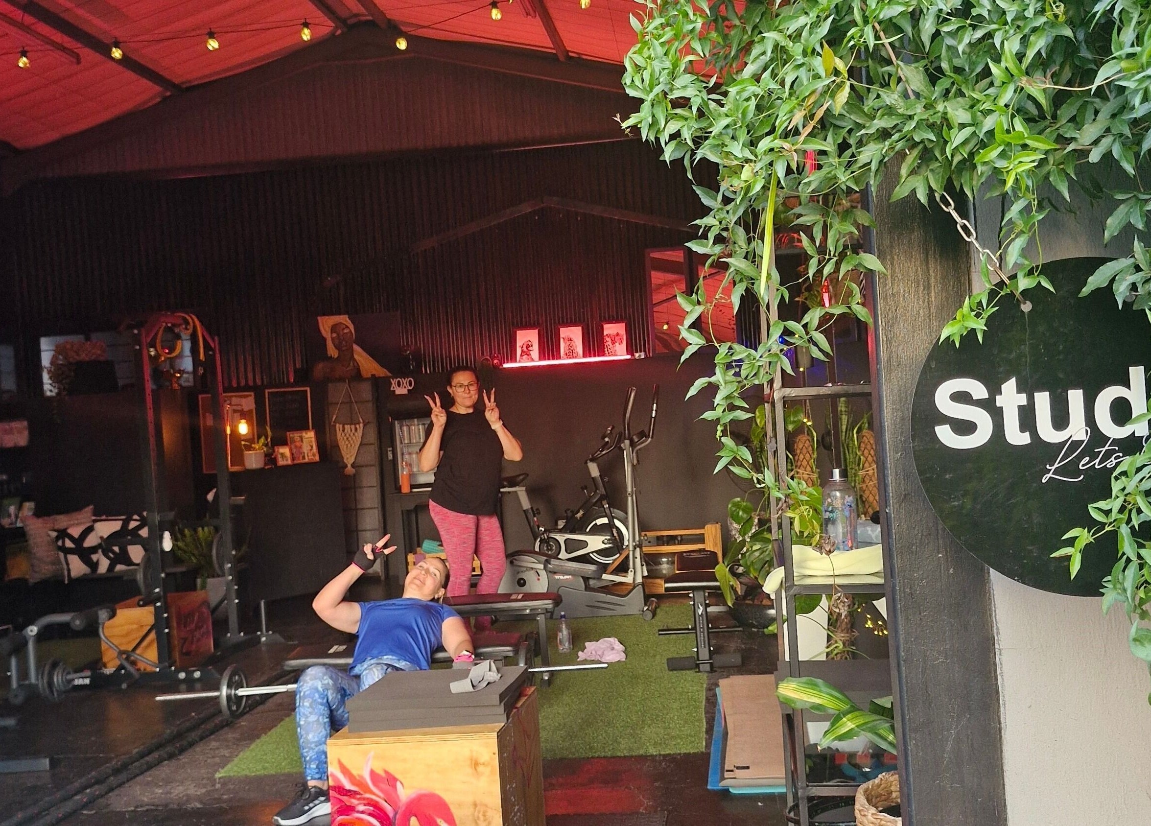 Inside Vita Amici gym in Vanderbijlpark, Gauteng, ZA with workout equipment and friendly atmosphere.