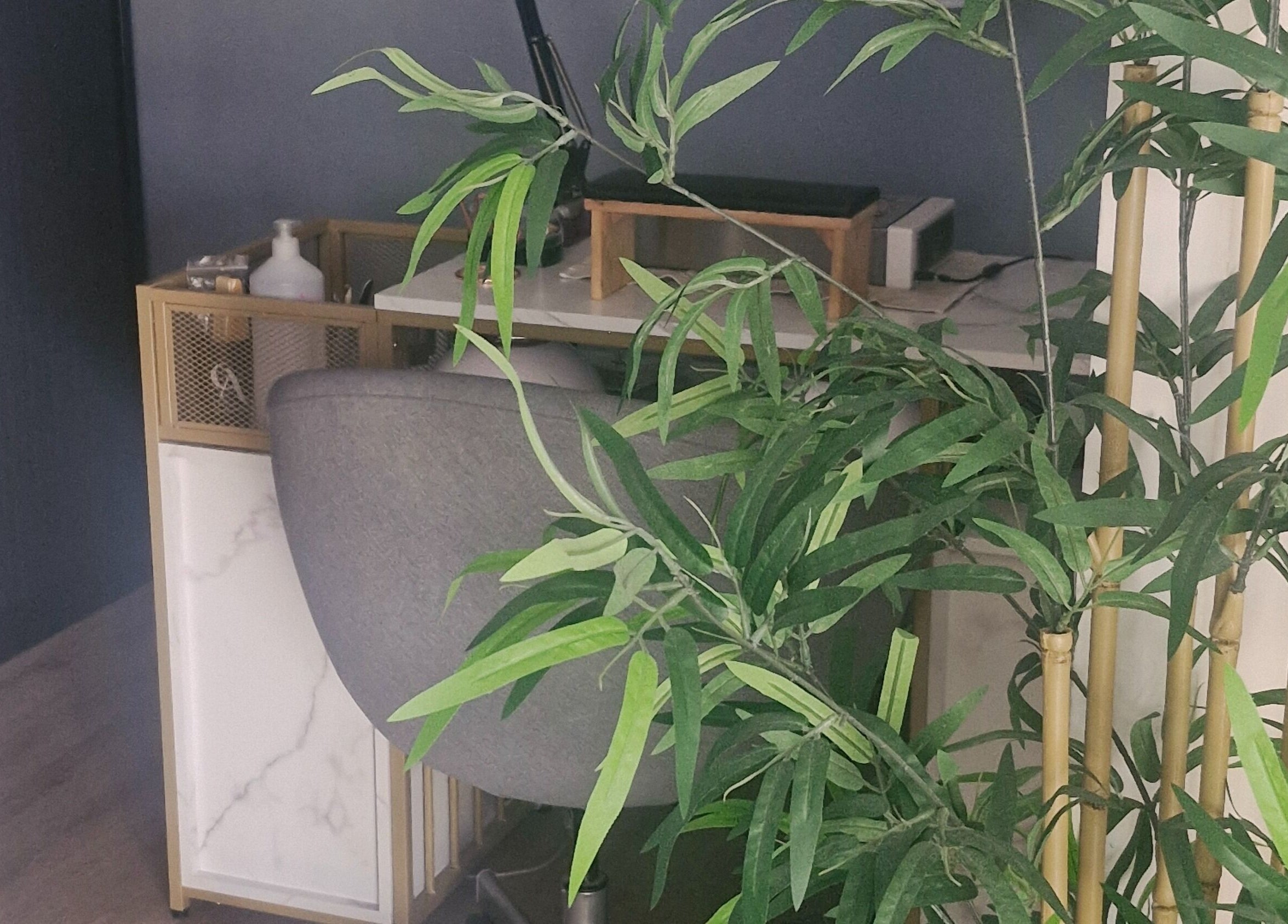 Espace de travail paisible chez Glow Up by Cfl à Orléans, Centre-val De Loire, FR, avec plantes vertes.