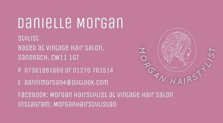 Morgan Hairstylist at Vintage Hair Salon
