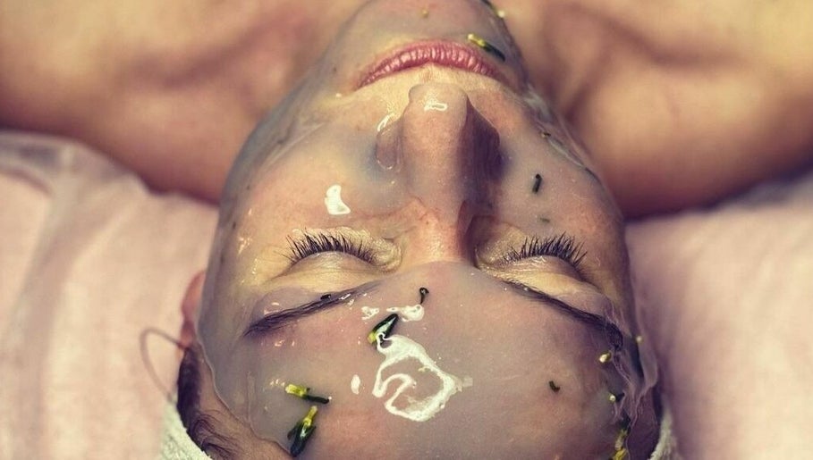 Rejuvenating facial mask treatment at Empress Esthetics by Roxanne, Montclair, California for glowing skin.