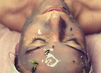 Rejuvenating facial mask treatment at Empress Esthetics by Roxanne, Montclair, California for glowing skin.