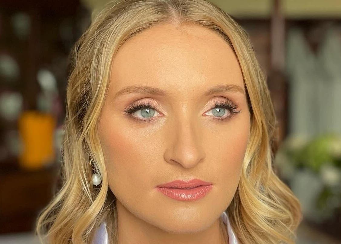 Elegant bridal makeup at Kellie Fitzgibbon Makeup & Lash Artist, Stepaside, County Dublin, IE.