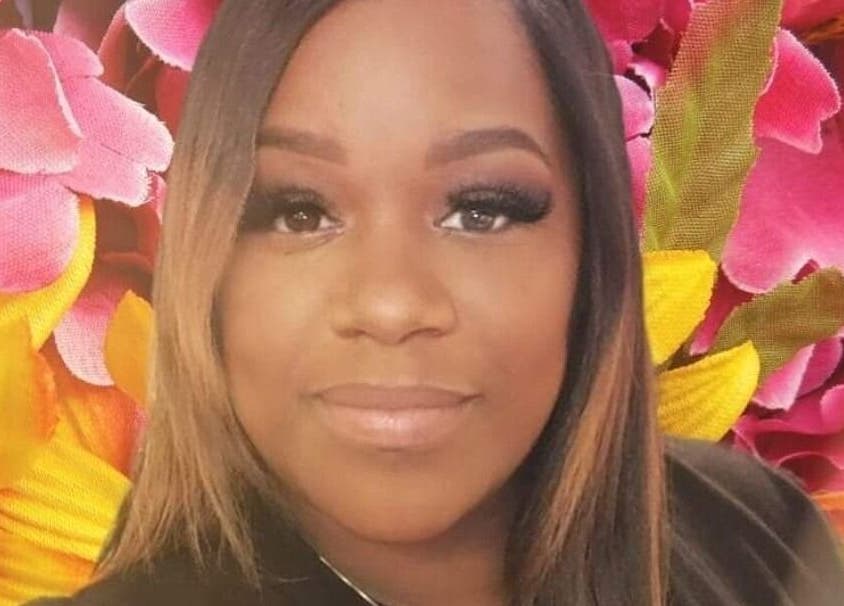 Portrait with vibrant flowers at The SkinCare Connection, Skin and Lash spa, Bensalem, Pennsylvania, US.