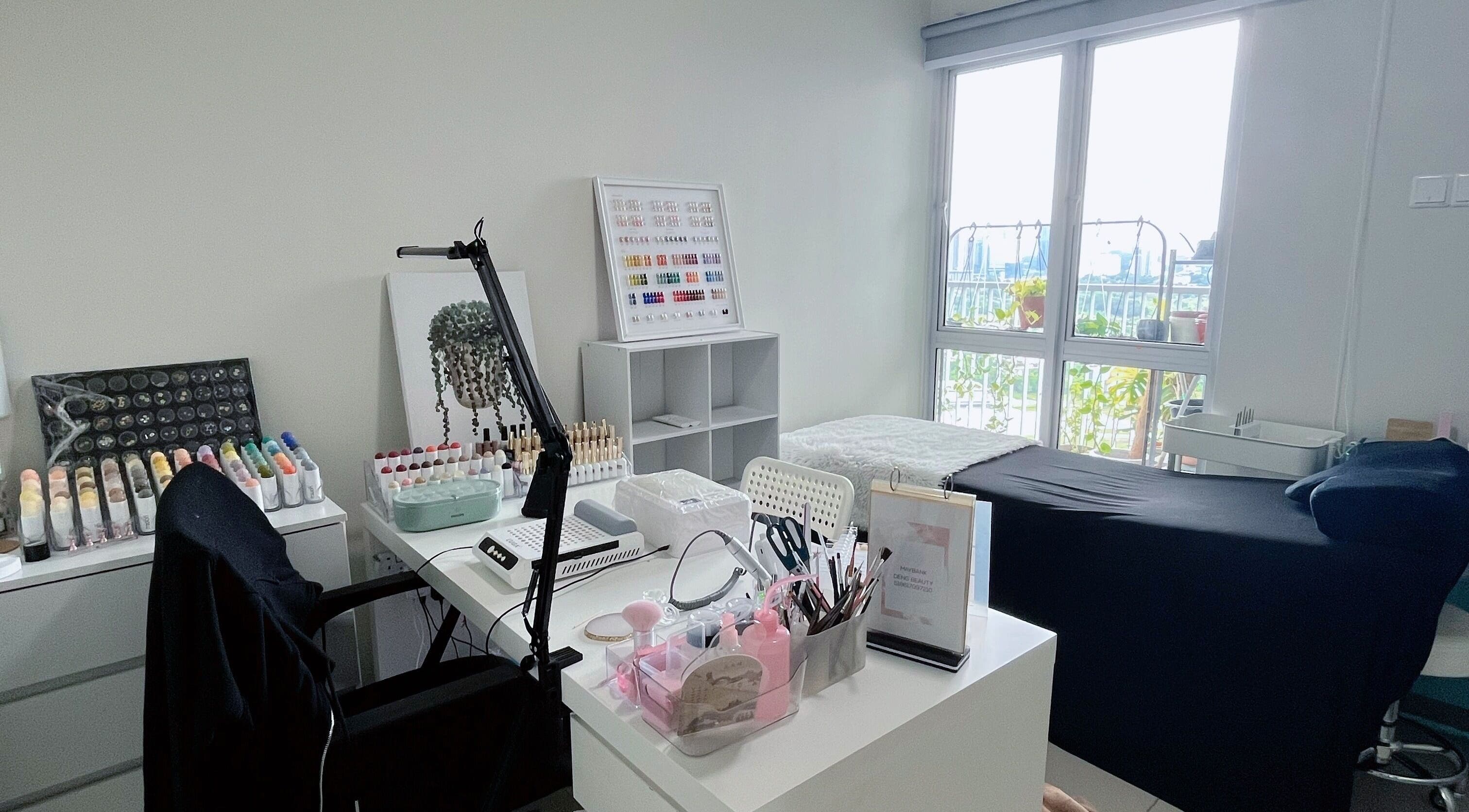 Chic beauty room at Beauty Studio 101, Sungai Besi, Selangor, MY with tools and serene decor.
