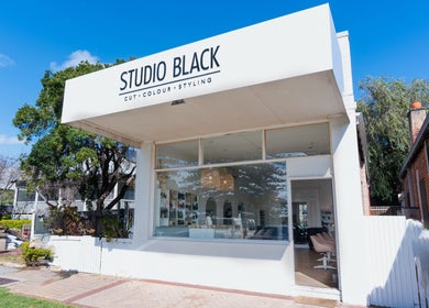 Exterior view of Studio Black Cottesloe, a trendy beauty venue in Cottesloe, Western Australia, AU.