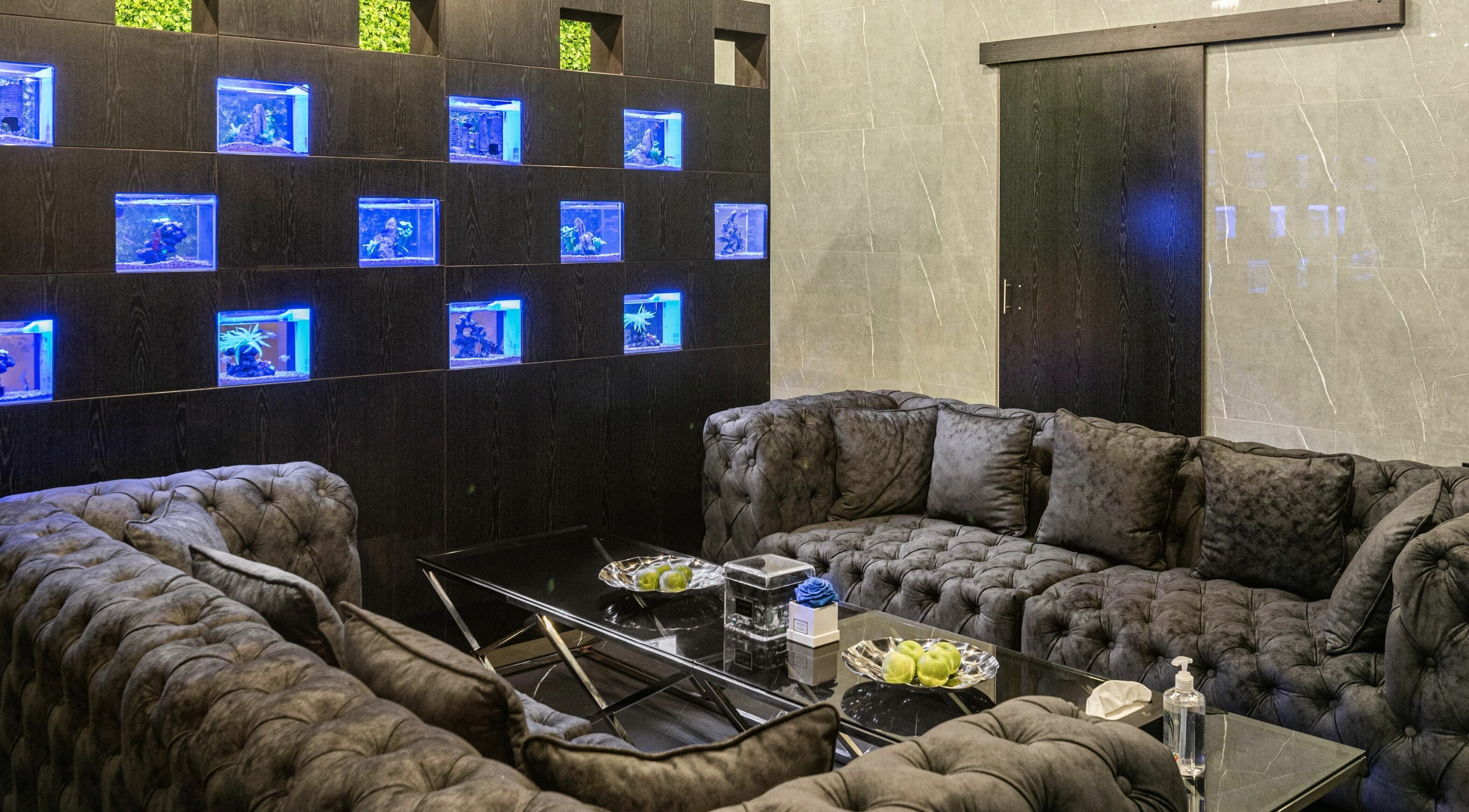 Cozy seating area in Spa Room By Anadiya Beauty Salon Ltd., Dubai, Dubai, AE, featuring elegant decor.