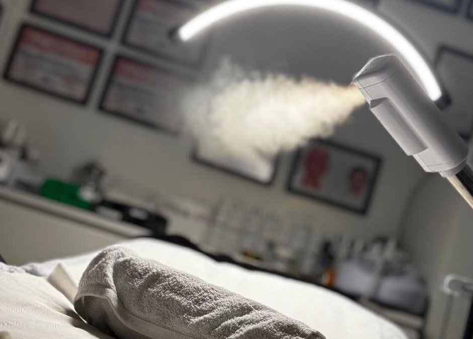 Elegant steam room setup at AC House Of Aesthetics, London, England, GB, exudes relaxation and luxury.