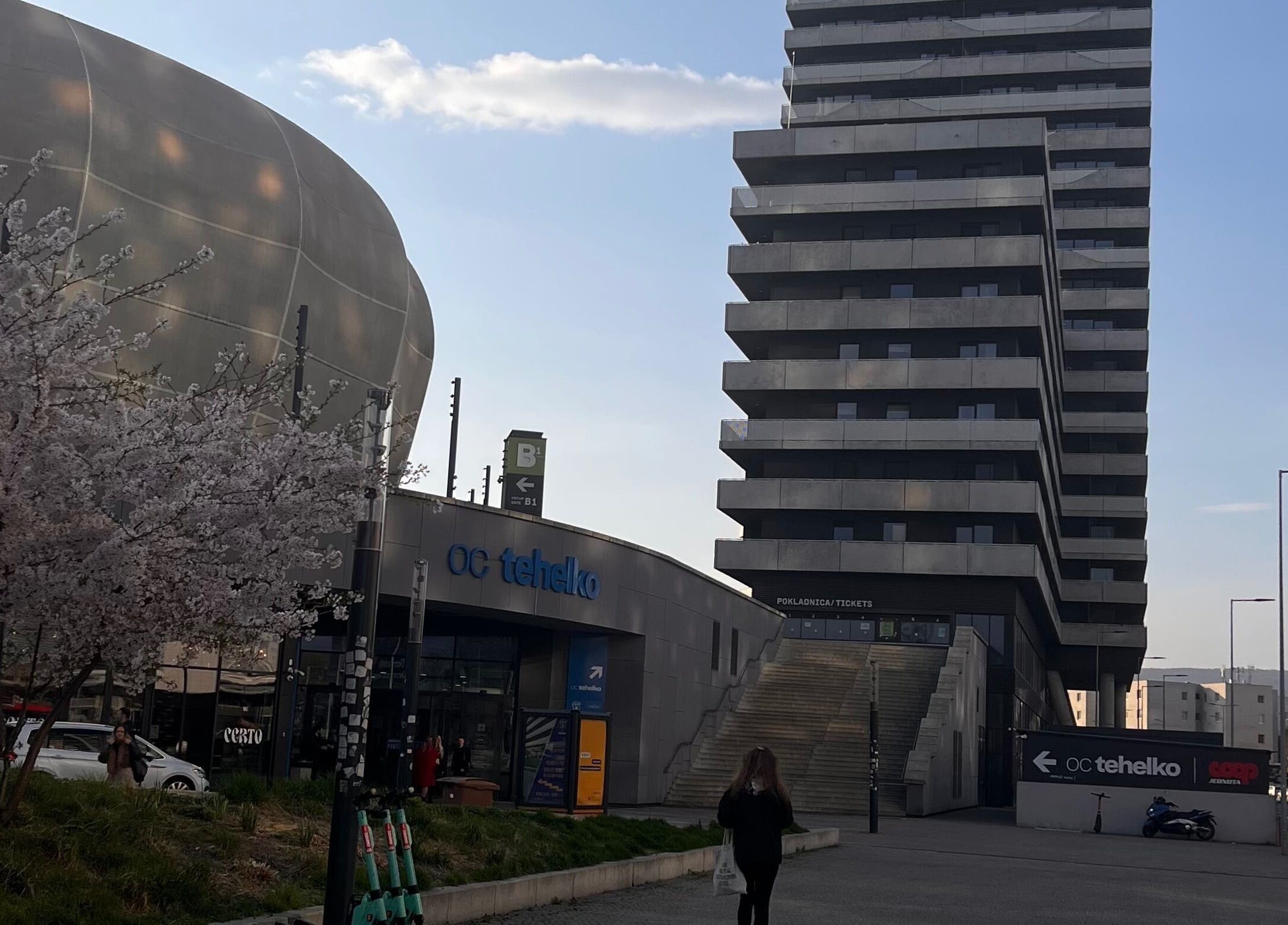 View of OC Tehelko near Nail Studio By Viktoria Yakovets, Bratislava, Bratislavský kraj, SK.