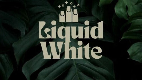 Liquid White Nails image 1