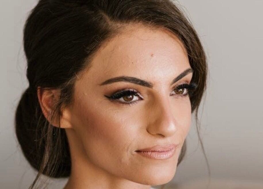 Glamorous hairstyle by G.C Hair in Crowthorne, England, GB. Elegant and sophisticated for special occasions.