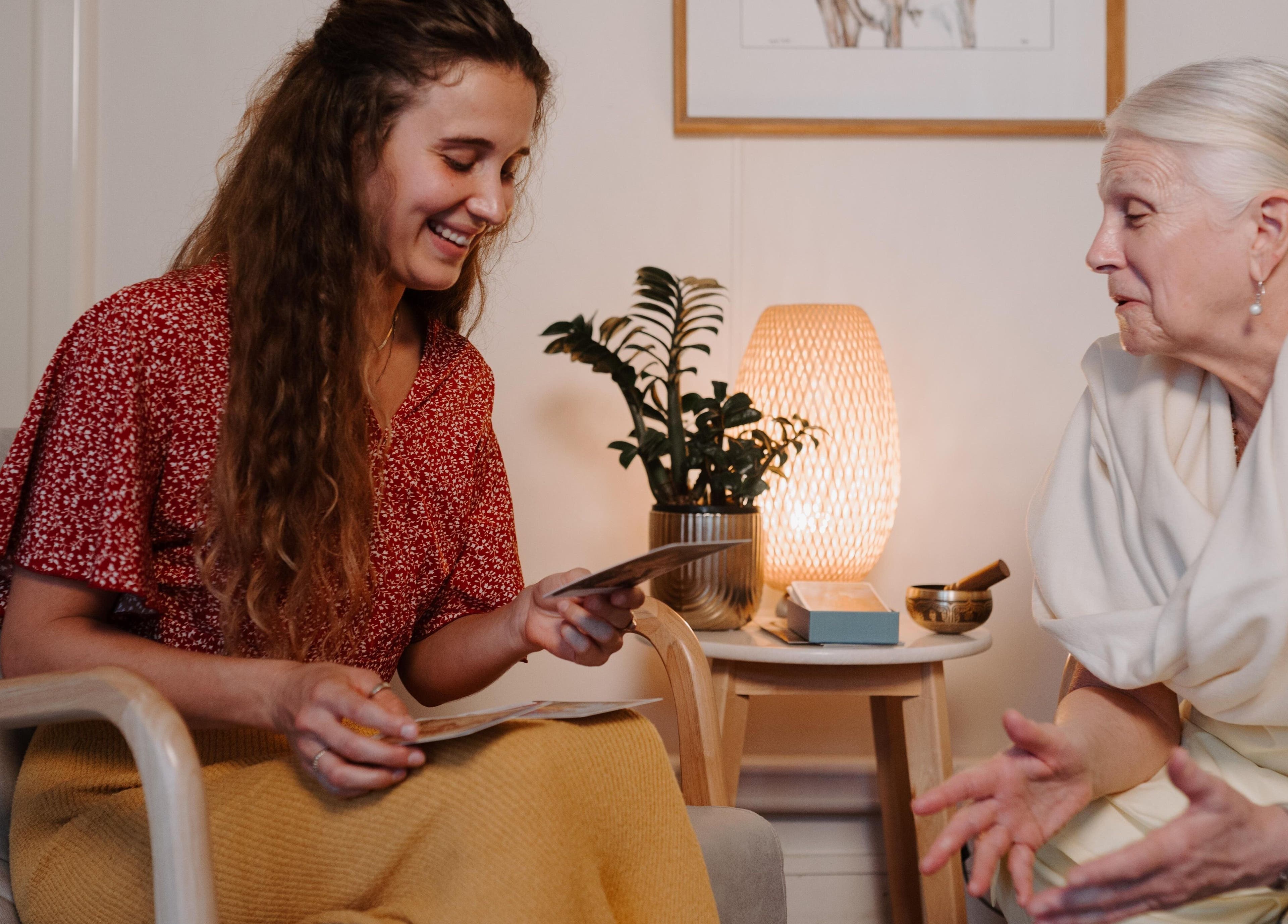 Warm consultation at KV Wellness - Massage, Ayurveda & Red Light Therapy in Eungella, NSW, AU.