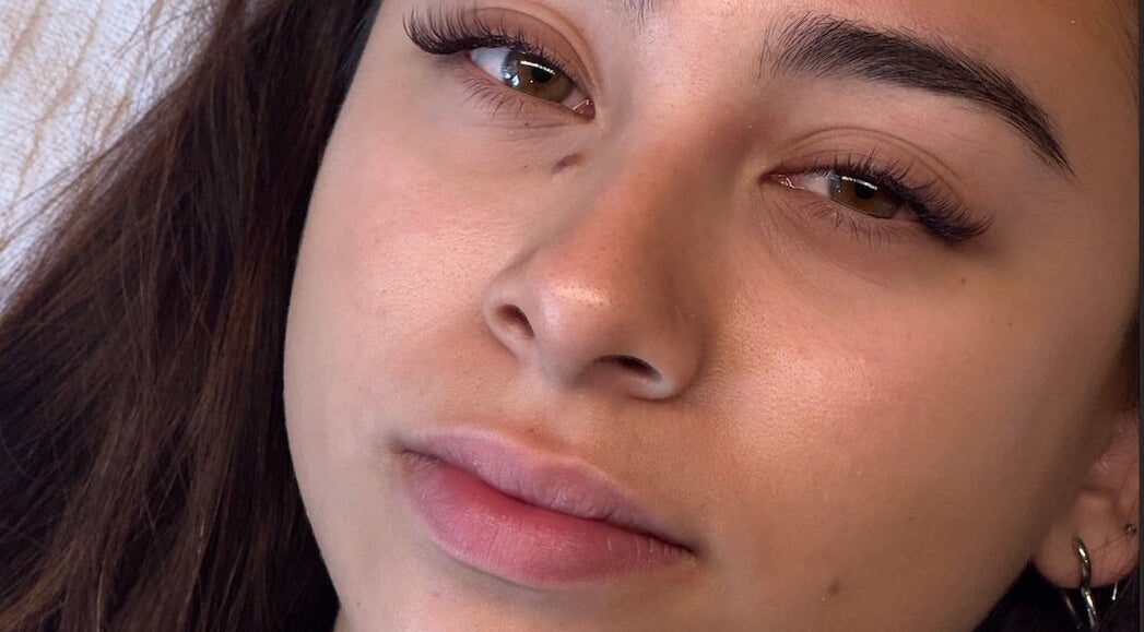 Close-up of elegant lashes at Lashes by Katya, Melbourne, Victoria, AU.