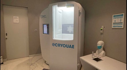 Cryotherapy chamber at °CRYO Abu Dhabi Reem Mall in Abu Dhabi, Abu Dhabi, AE offering wellness treatments.