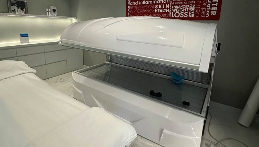 Relaxing cryotherapy chamber at °CRYO Abu Dhabi Reem Mall, Abu Dhabi, Abu Dhabi, AE for wellness.