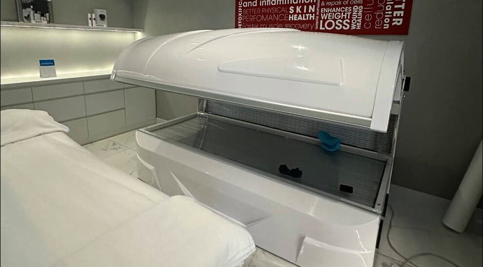 Relaxing cryotherapy chamber at °CRYO Abu Dhabi Reem Mall, Abu Dhabi, Abu Dhabi, AE for wellness.