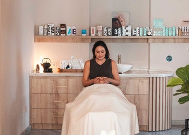 Relaxing facial treatment at Touch of Joy, Willemstad, Curaçao, CW.