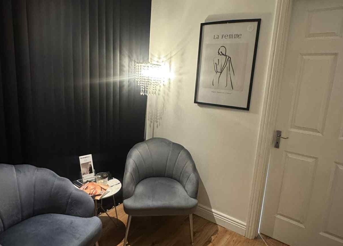 Comfortable seating at Elle Esthetics: Ashbourne Skin & Laser Clinic, Ashbourne, County Meath, IE.