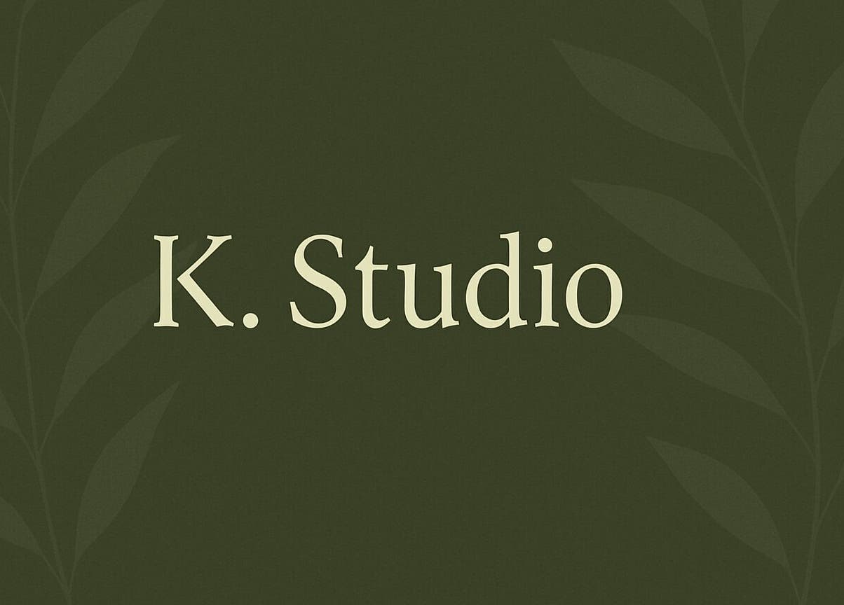 Logo sur fond vert de K. Studio – Sports & Deep Tissue Massages Aix-en-Provence, Provence-alpes-côte D'azur, FR.