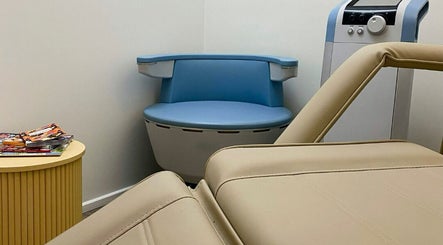 Cozy treatment room at Toowoomba Body Sculpting & Beauty Bar, Toowoomba, Queensland, AU with modern equipment.