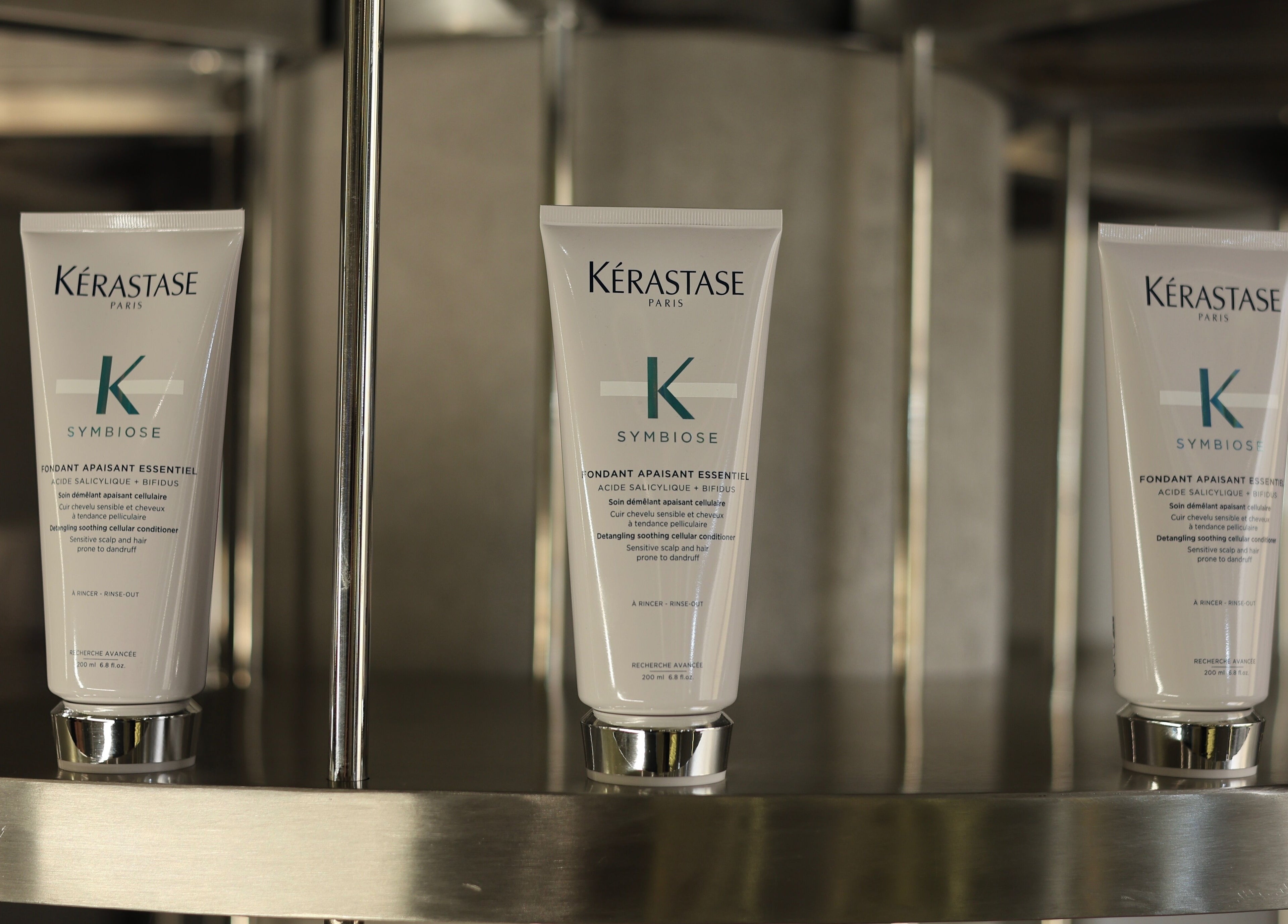 Kerastase products on display at The Hair.sa, Riyadh, Riyadh Province, SA, enhancing luxury hair care.