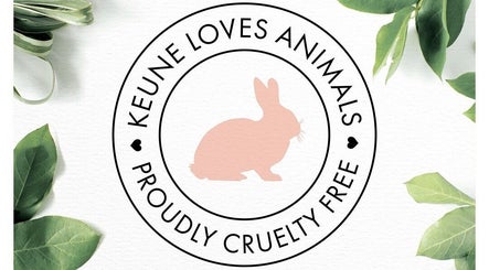 Cruelty-free emblem from Elixir Hair & Head Spa Tugun, Tugun, Queensland, AU, featuring a rabbit with leaves.