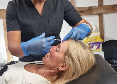 Professional beauty care at Lucy's Beauty Bar in Allington, England, GB, showcasing a rejuvenation treatment.