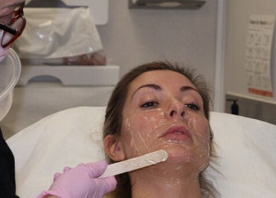 Facial treatment at Warwickshire Aesthetics Collective in Stratford-upon-Avon, England, GB.