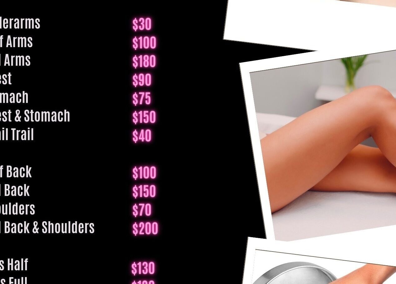 Barossa Laser Clinic price list for treatments in Nuriootpa, South Australia, AU with image of smooth legs.