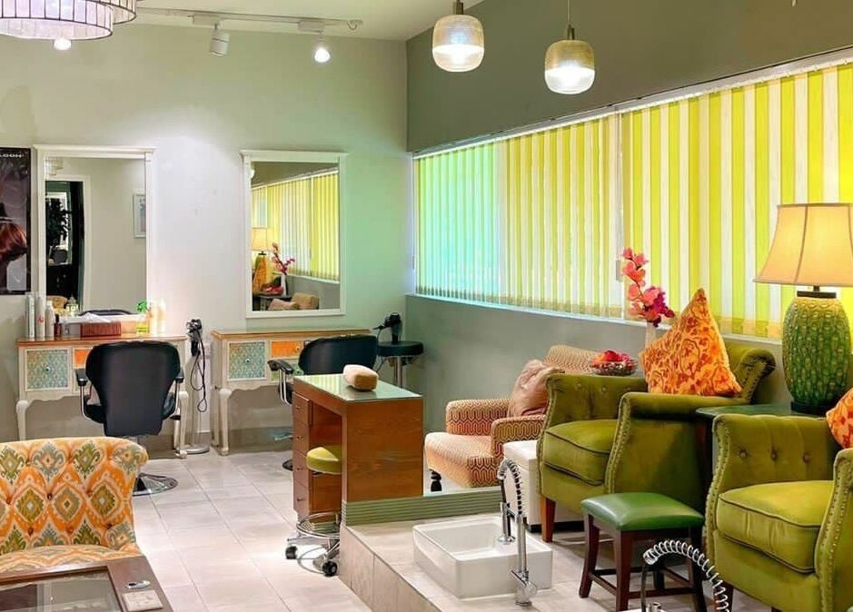 Relaxing interior of Serene Beauty & Spa in Abu Dhabi with plush seating and soothing decor for ultimate comfort.