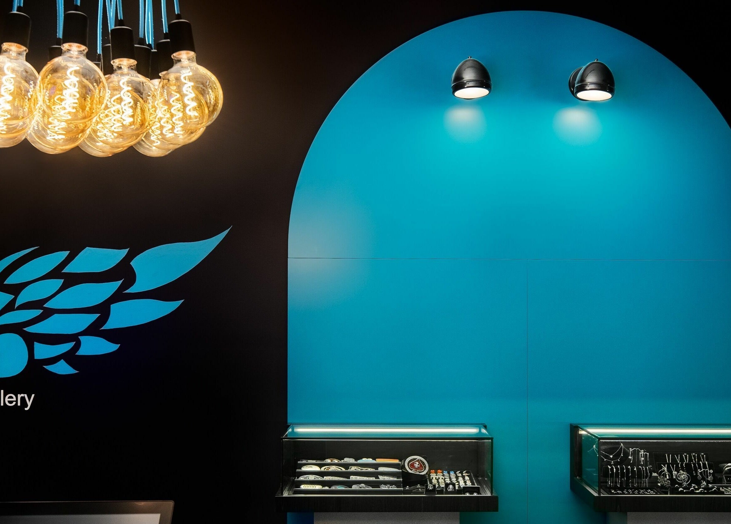 Vibrant display at Carousel, Angel Body Jewellery and Piercing, Cannington in Western Australia, AU.